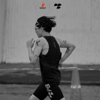 Personal Best Run - Unisex Performance Singlet - Black